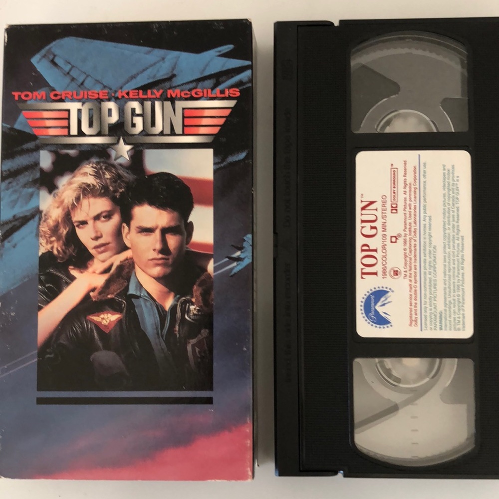 10for$20💙VHS - Top Gun - movie with Tom Cruise